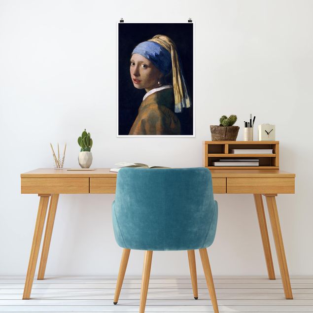 Konstutskrifter Jan Vermeer Van Delft - Girl With A Pearl Earring
