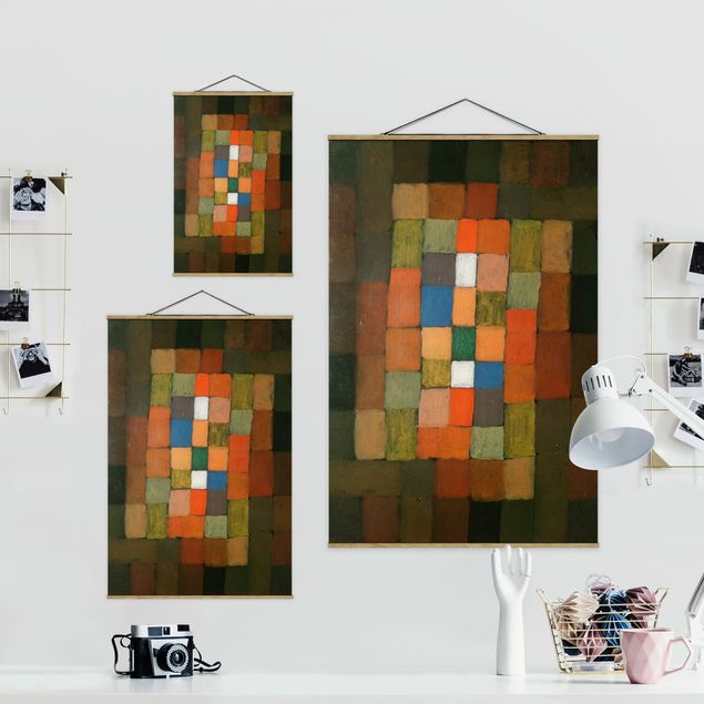 Tavlor abstrakt Paul Klee - Static-Dynamic Increase