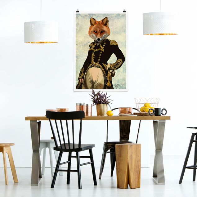 Posters djur Animal Portrait - Fox Admiral