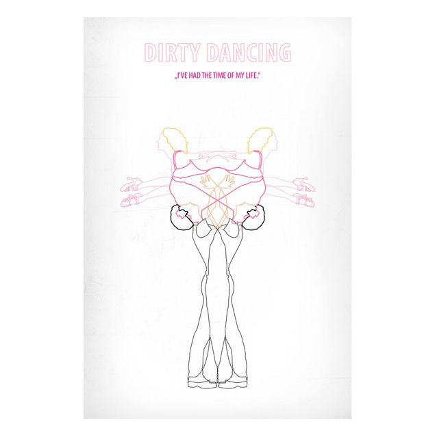 Tavlor konstutskrifter Film Poster Dirty Dancing
