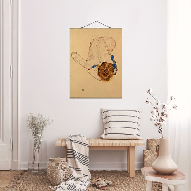 Kök dekoration Egon Schiele - Forward Flexed Act