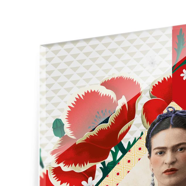 Tavlor modernt Frida Kahlo - Poppies