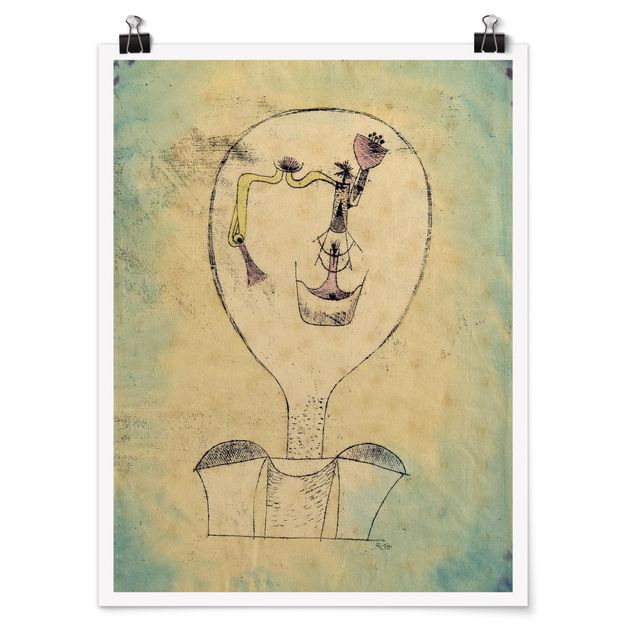 Posters konstutskrifter Paul Klee - The Bud of the Smile