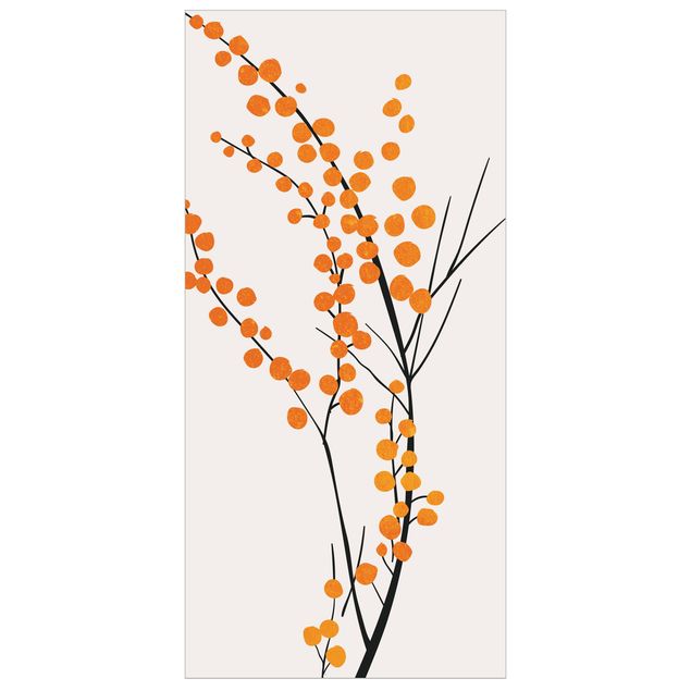 Rumsavdelare Graphical Plant World - Berries Orange