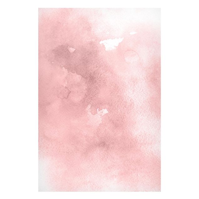 Tavlor mönster Watercolour Pink Cotton Candy