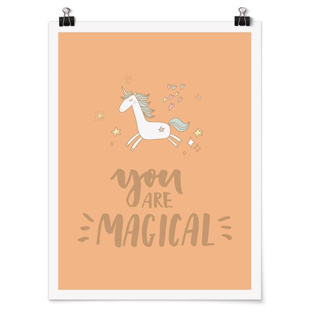 Tavlor ordspråk You Are Magical Unicorn