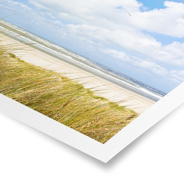 Posters landskap At The North Sea Coast
