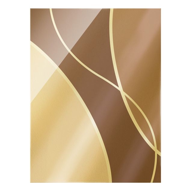 Tavlor Abstract Shapes - Light Pink And Beige II