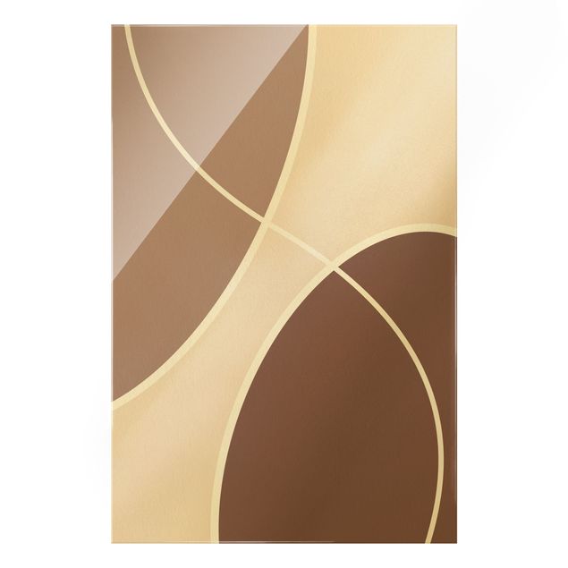 Tavlor Abstract Shapes - Light Pink And Beige