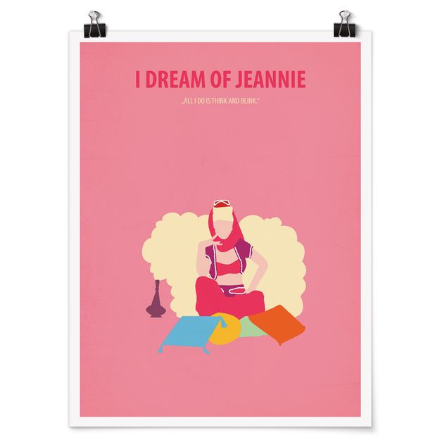 Tavlor porträtt Film Poster I Dream Of Jeannie