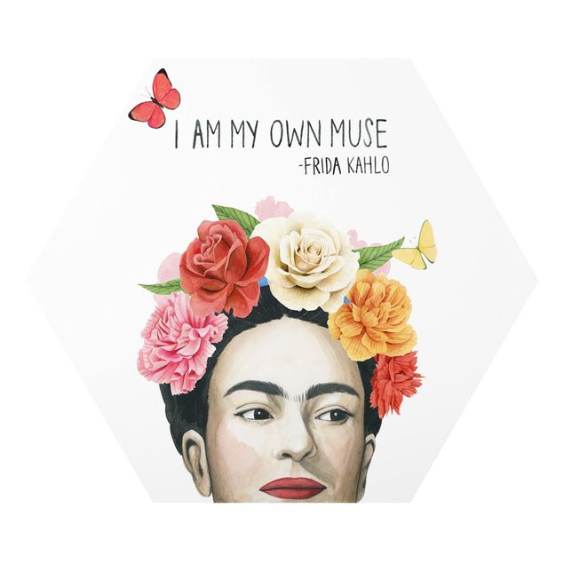 Tavlor färgglada Frida's Thoughts - Muse
