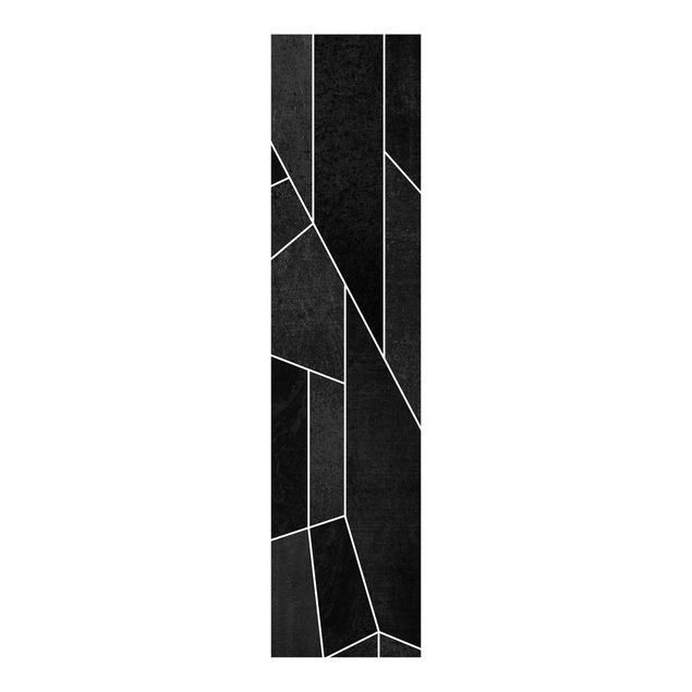 Panelgardiner mönster Black And White Geometric Watercolour