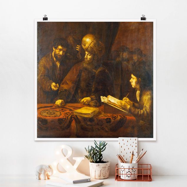 Kök dekoration Rembrandt Van Rijn - Parable of the Labourers