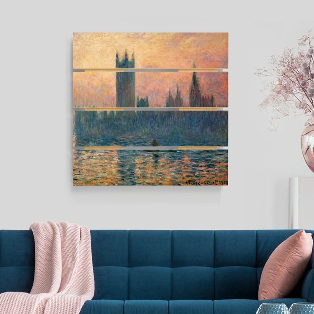Kök dekoration Claude Monet - London Sunset