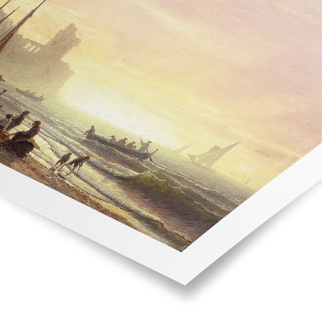 Konststilar Albert Bierstadt - The Fishing Fleet