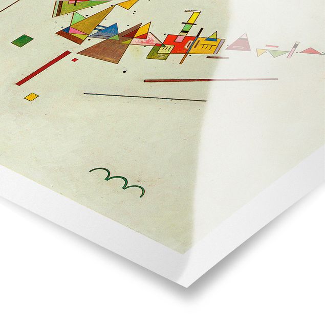 Posters abstrakt Wassily Kandinsky - Angular Swing
