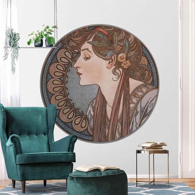 Kök dekoration Alfons Mucha - Helena