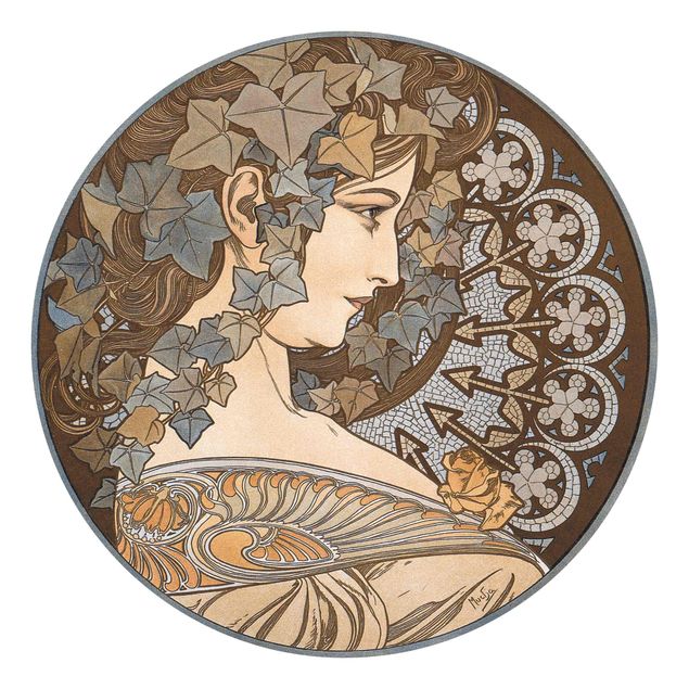 Tapeter vintage Alfons Mucha - Synthia