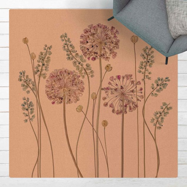 moderna mattor Allium Illustration