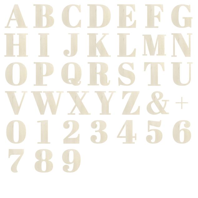 Tavlor modernt Alphabet Serif