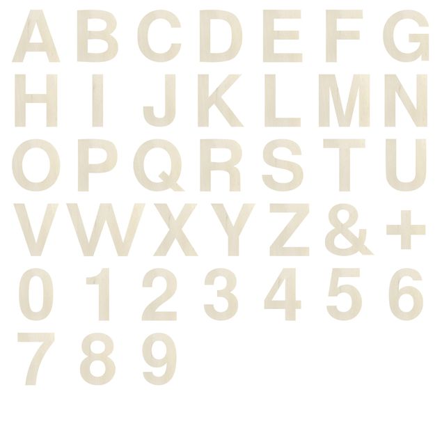 Tavlor modernt Alphabet Sans Serif