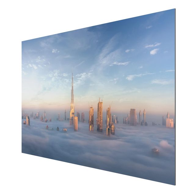 Tavlor arkitektur och skyline Dubai Above The Clouds