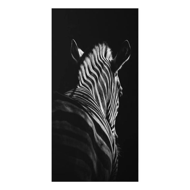 Kök dekoration Dark Zebra Silhouette