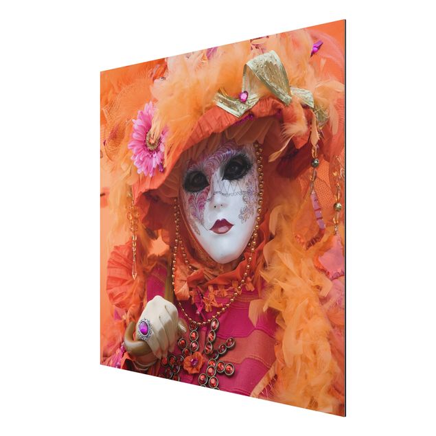 Tavlor porträtt Carnival in Orange