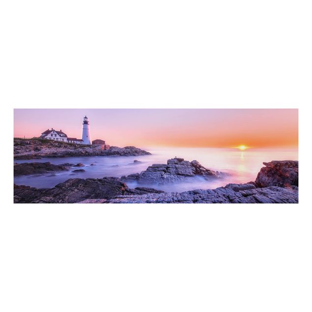 Tavlor landskap Lighthouse In The Morning