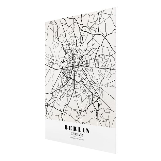Tavlor ordspråk Berlin City Map - Classic