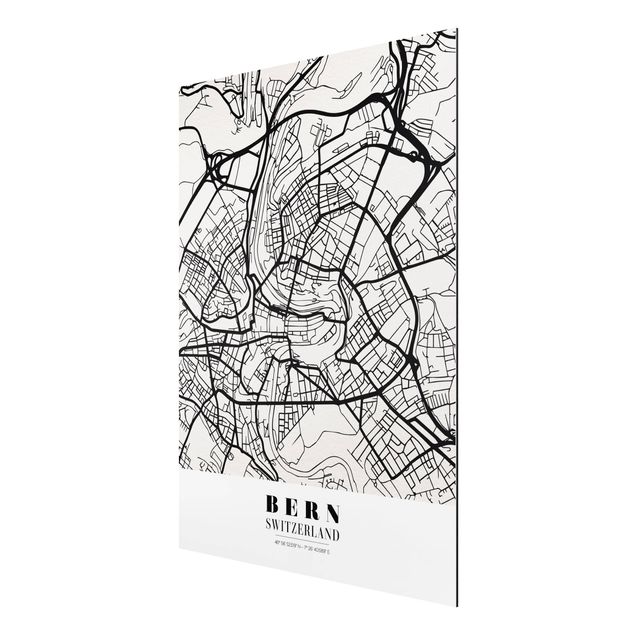 Tavlor ordspråk Bern City Map - Classical