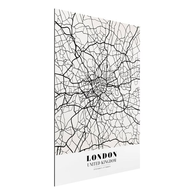 Kök dekoration London City Map - Classic