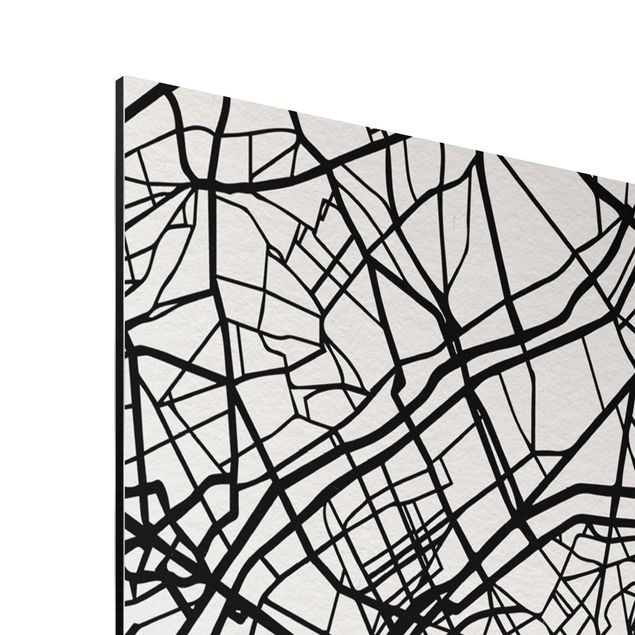Tavlor modernt Paris City Map - Classic