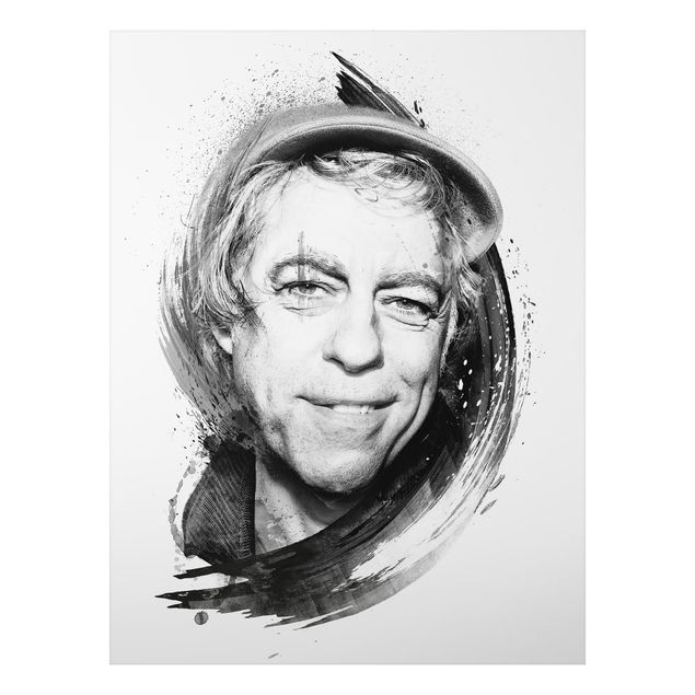 Tavlor porträtt Bob Geldof