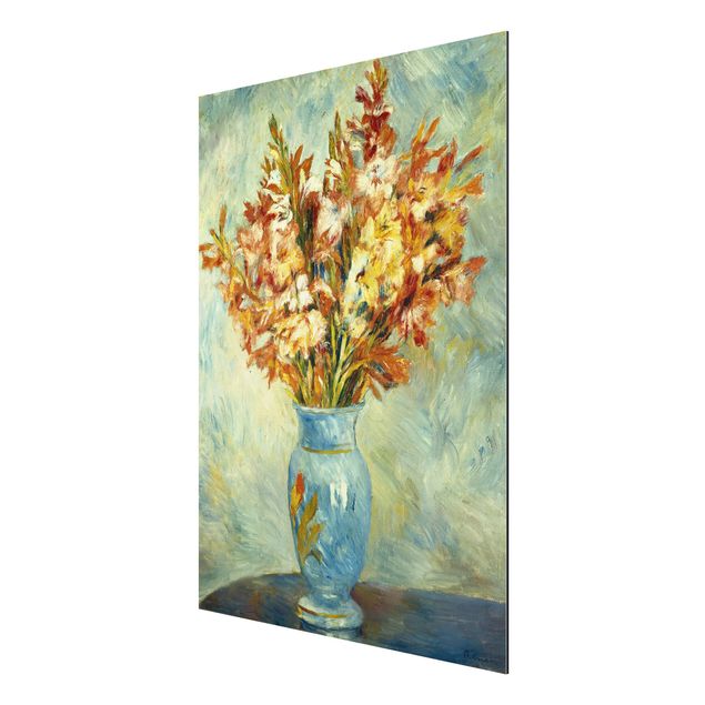 Konstutskrifter Auguste Renoir - Gladiolas in a Blue Vase