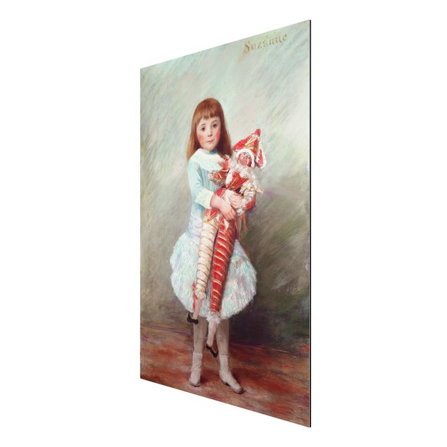 Konstutskrifter Auguste Renoir - Suzanne with Harlequin Puppet