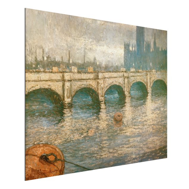 Kök dekoration Claude Monet - Thames Bridge And Parliament Building In London