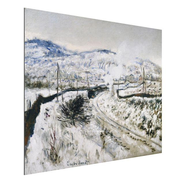 Kök dekoration Claude Monet - Train In The Snow At Argenteuil