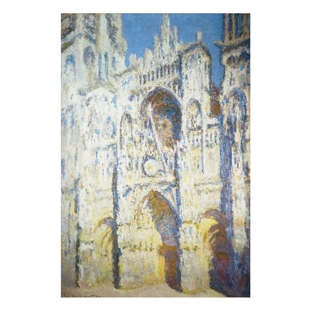 Konststilar Impressionism Claude Monet - Portal of the Cathedral of Rouen