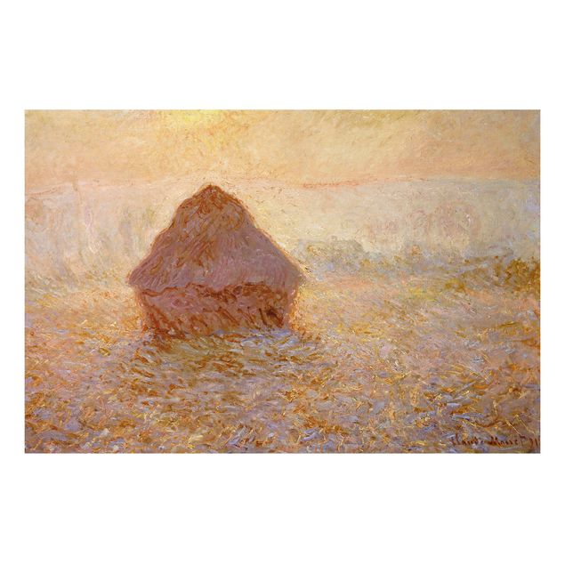 Konststilar Impressionism Claude Monet - Haystack In The Mist