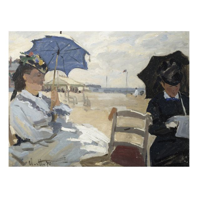 Konststilar Impressionism Claude Monet - At The Beach Of Trouville