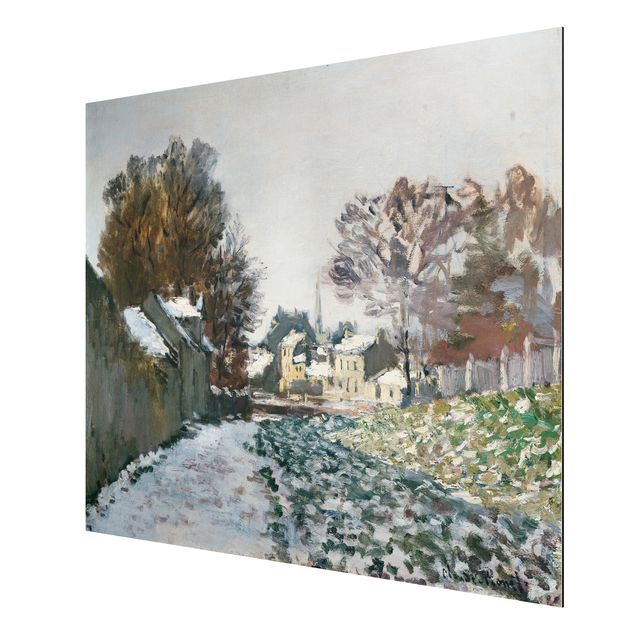 Konstutskrifter Claude Monet - Snow At Argenteuil