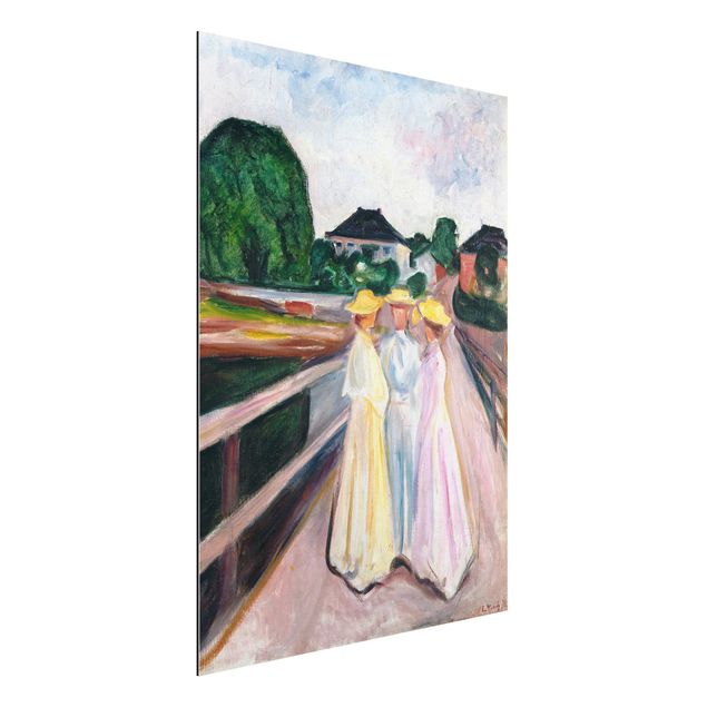 Konststilar Expressionism Edvard Munch - Three Girls on the Bridge