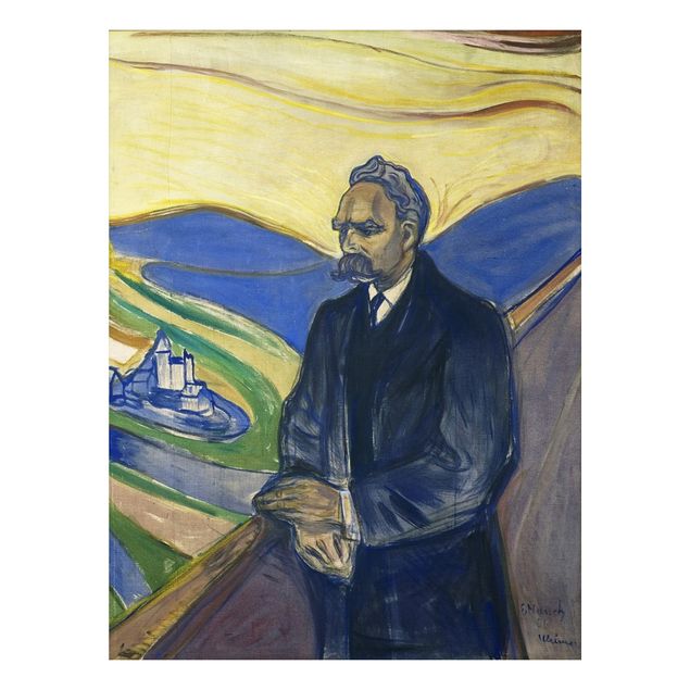 Kök dekoration Edvard Munch - Portrait of Friedrich Nietzsche