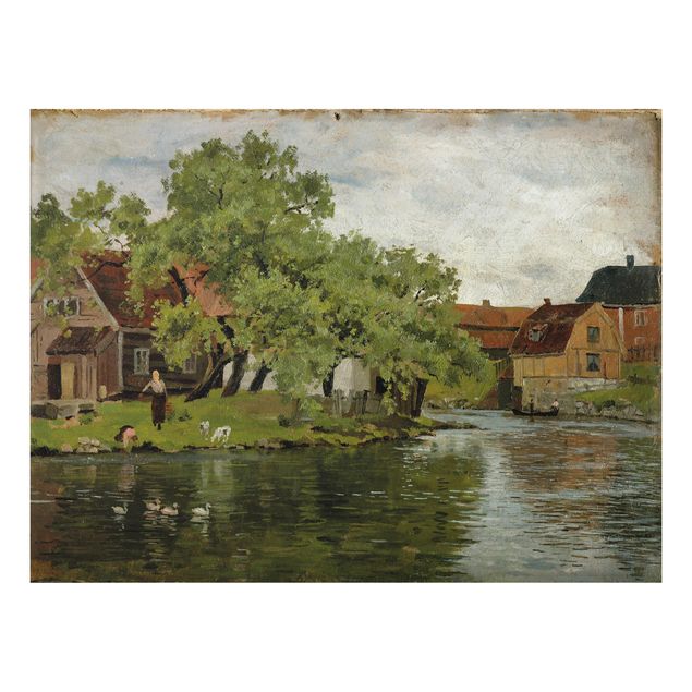 Kök dekoration Edvard Munch - Scene On River Akerselven