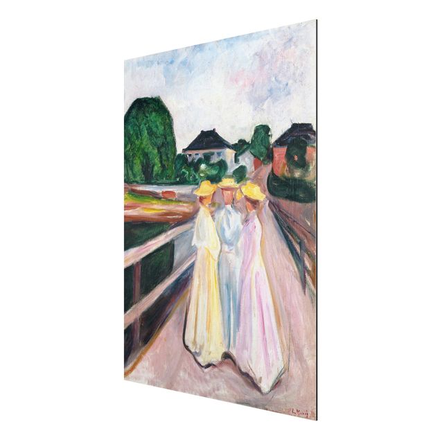 Konststilar Post Impressionism Edvard Munch - Three Girls on the Bridge