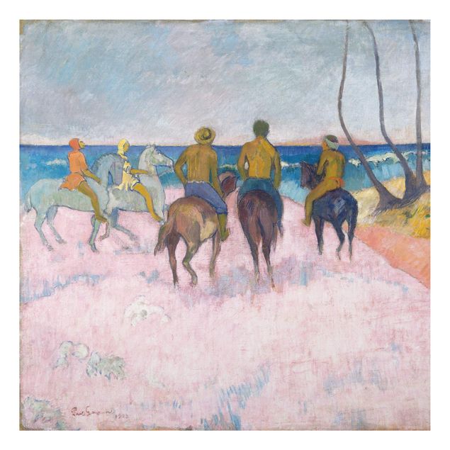 Konststilar Impressionism Paul Gauguin - Riders On The Beach