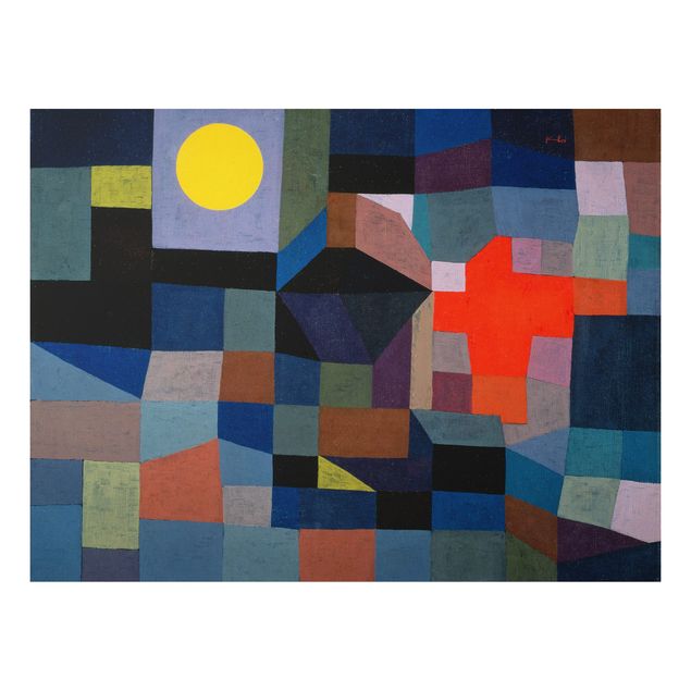Konstutskrifter Paul Klee - Fire At Full Moon