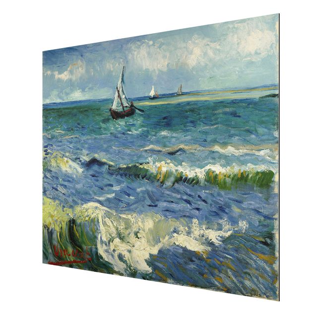 Konststilar Pointillism Vincent Van Gogh - Seascape Near Les Saintes-Maries-De-La-Mer