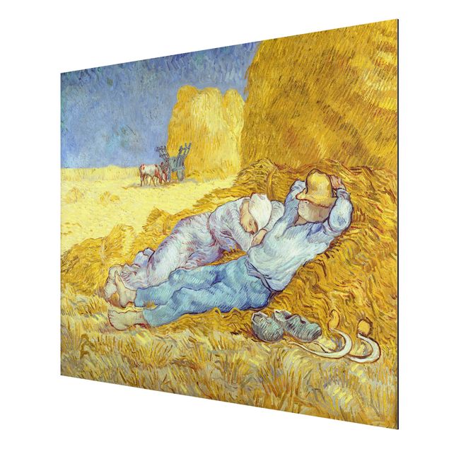 Konststilar Pointillism Vincent Van Gogh - The Napping